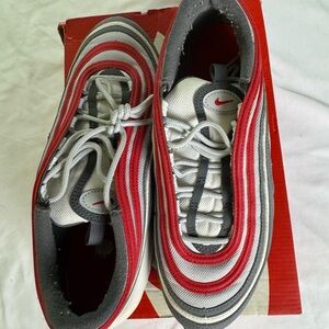 Nike Air Max 97 Red and Grey Sneakers